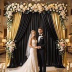 20x10FT Black Backdrop Curtain for Parties Sequin Backdrop Curtain in 20x10FT, alternate view 5