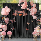 20x10ft Black Backdrop Curtains for Wedding Parties Wrinkle Free Black Curtains Photo Backdrop Drapes for, alternate view 4