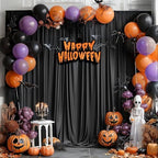20x10ft Black Backdrop Curtains for Wedding Parties Wrinkle Free Black Curtains Photo Backdrop Drapes for, alternate view 7