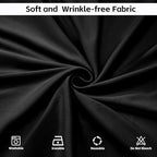 20x10FT Black Backdrop Curtains for Wedding Parties, Wrinkle Free Photo Backdrop Curtains for Wedding Birthday, alternate