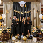 20x10ft Black Champagne Sequin Backdrop Curtains for Wedding Parties in 20x10ft, alternate view 6