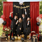 20x10FT Black Red Sequin Backdrop Curtains for Halloween Party in 20x10FT, alternate view 2