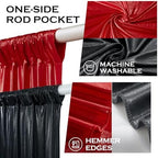 20x10FT Black Red Sequin Backdrop Curtains for Halloween Party in 20x10FT, alternate view 6