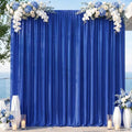 20x10FT Blue Backdrop Curtains for Wedding Parties, Ultra Drapey & Silky Drapes for Backdrop Skin-Friendly &