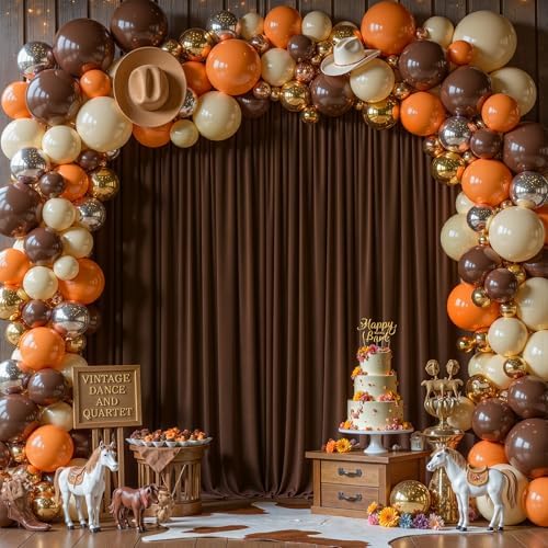 20x10ft Brown Backdrop Curtains for Wedding Parties Wrinkle Free Photo Backdrop Drapes for Photography Birthday, alternate
