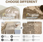 20x10FT Champagne Sequin Backdrop Curtains Wrinkle Free Drapes for Wedding in 20x10FT, alternate view 2