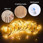 20x10ft Dark Champagne Tulle Backdrop Curtains with Lights String for Parties, Wrinkle Free Sheer Curtain, alternate view 7