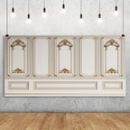 20x10ft European Style Vintage Room Inside Backdrop European Frame Modern House Classic French Castle Cementery, alternate