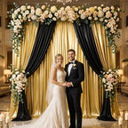 20x10FT Gold & Pink Backdrop Curtain for Parties Sequin Backdrop Curtain in 20x10FT, alternate view 5