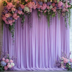 20x10ft Lavender Backdrop Curtains for Parties, 4 Panels 5x10ft Wrinkle-Free Polyester Background Curtains for, alternate