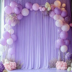 20x10ft Lavender Backdrop Curtains for Parties, 4 Panels 5x10ft Wrinkle-Free Polyester Background Curtains for, alternate