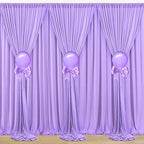 20x10ft Lavender Backdrop Curtains for Parties, 4 Panels 5x10ft Wrinkle-Free Polyester Background Curtains for, alternate