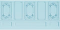 20x10ft Light Blue Vintage Room Inside Backdrop European Frame Modern House French Castle Cementery Wall Retro