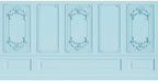 20x10ft Light Blue Vintage Room Inside Backdrop European Frame Modern House French Castle Cementery Wall Retro