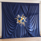 20x10ft Navy Blue Backdrop Curtain Wrinkle Free Photo Backdrop Drapes for Wedding Party Birthday Baby Shower