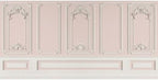 20x10ft Pink White Vintage Room Inside Backdrop European Frame Modern House French Castle Pink Wall Retro Style