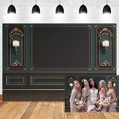 20x10ft Retro Room Inside Backdrop European Frame House Vintage Lantern French Castle Wall Artwork Background