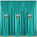 20x10ft Turquiose Backdrop Curtains for Parties, 4 Panels 5x10ft Wrinkle-Free Polyester Background Curtains for