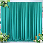 20x10ft Turquiose Backdrop Curtains for Parties, 4 Panels 5x10ft Wrinkle-Free Polyester Background Curtains for, alternate