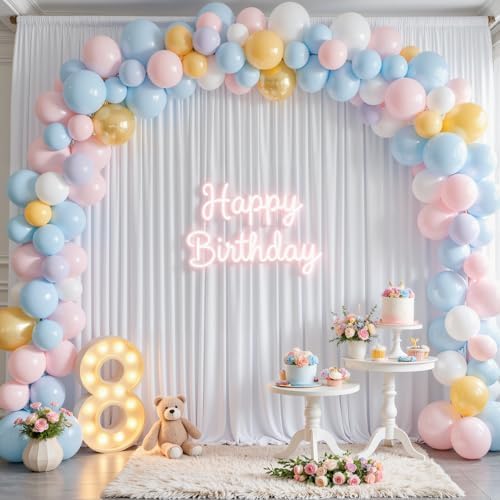 20x10ft White Backdrop Curtains for Parties Wrinkle Free Fabric Backdrop Curtain Wedding Photo Drapes Backdrop, alternate