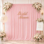 20x10ft Wrinkle Free Blush Pink Backdrop Curtain for Parties Soft Fabric Drapes Wedding Pink Curtain Backdrop