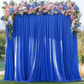 20x10FT Wrinkle Free Royal Blue Backdrop Curtains for Parties Blue Curtain Backdrop for Baby Shower Soft