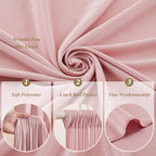 20x12 FT Dusty Rose Backdrop Curtain for Parties Wrinkle Free Photo Backdrop Curtains Polyester Wedding Back, alternate view