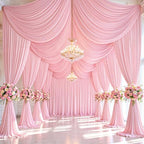 20x12 FT Pink Backdrop Curtain for Parties Wrinkle Free Photo Backdrop Drapes 12ft Long Polyester Draping Back, alternate