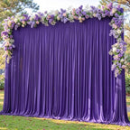 20x12ft Purple Backdrop Curtain Panels for Parties - Wrinkle Free Polyester Photo Curtain Backdrop Wedding Back