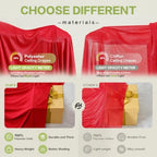 20x16 ft Red Backdrop Curtains for Wedding Parties, Birthdays, Halloween in 20x16 ft, alternate view 4