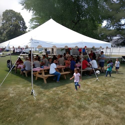 20x20 Commercial Heavy Duty Pole Party Tent, Easy Setup, No Sides, alternate view 5