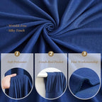 20x20 FT Navy Blue Backdrop Curtain for Parties Wrinkle Free Photo Backdrop Curtains Polyester Wedding Back Drop, alternate