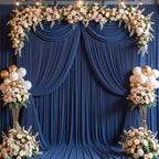 20x20 FT Navy Blue Backdrop Curtain for Parties Wrinkle Free Photo Backdrop Curtains Polyester Wedding Back Drop, alternate