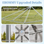 20x20 FT Outdoor Frame Party Tent with Sidewalls, Heavy Duty Weekend Canopy with Carry Bags, 350GSM PVC Large, alternate view