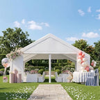 20x20 Heavy-Duty Party Tent Commercial Canopy with LED Light, Waterproof Wedding Event Tent for Outdoor, BBQ, alternate view