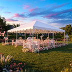 20x20 Heavy Duty West Coast Frame Party Tent, No Sides
