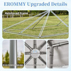 20x30 FT Outdoor Frame Party Tent with Sidewalls, Heavy Duty Weekend Canopy with Carry Bags, 350GSM PVC Large, alternate view
