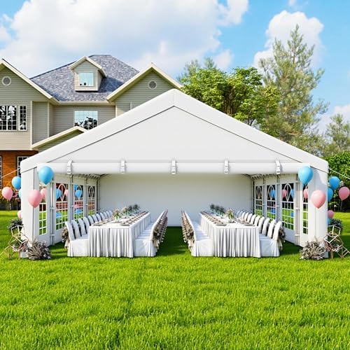 20x30 ft Party Tent Heavy Duty in 20x30 ft in White