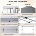 20x30 Party Tent, Heavy Duty Waterproof Canopy with Removable Sidewalls & Roll-Up Door, Large White Event, alternate view 3