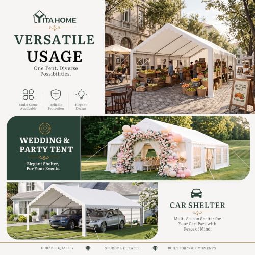 20x30FT Party Tent Ripple Series carpa para Fiestas in 20x30FT, alternate view 6