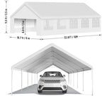 20x33 ft Heavy Duty Party Tent - Outdoor Wedding & Event Canopy with Removable Sidewalls & Waterproof Roof, alternate view 2