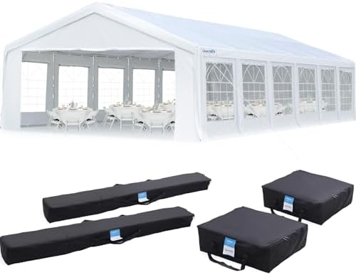 20x40 Heavy Duty Party Tent Outdoor Canopy with Storage Bags