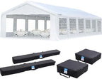 20x40 Heavy Duty Party Tent Outdoor Canopy with Storage Bags