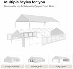 20x40 Party Tent, Reinforced Galvanized Steel Pipe Waterproof Canopy with Sidewalls & Roll-Up Door, Shelter for, alternate