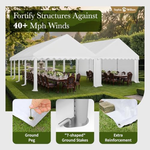 20x40 Party Tents, Heavy Duty Event Tent for Parties, alternate view 5