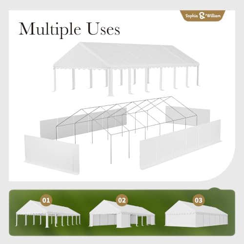 20x40 Party Tents, Heavy Duty Event Tent for Parties, alternate view 7