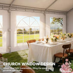 20x40FT Party Tent Heavy Duty Wedding Tent in 20x40FT, alternate view 4