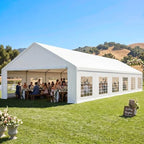 20x40ft Party Tent Heavy Duty with Removable Sidewalls White in 20x40ft