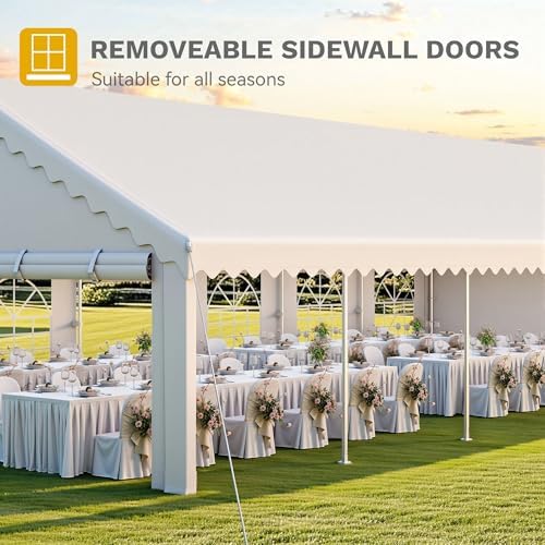 20x40ft Party Tent Outdoor Heavy Duty Wedding Event Shelters in 20x40ft, alternate view 6