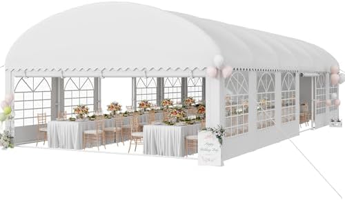 20x40FT Party Tent Outdoor Wedding Event Shelters Arch Top in 20x40FT